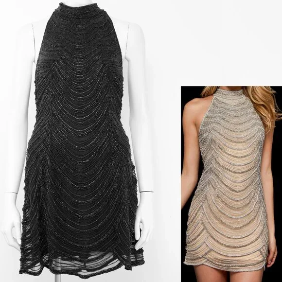 long sleeve black mini dress near me Black Bow Sleeve Belinda Mini Dress main image 0